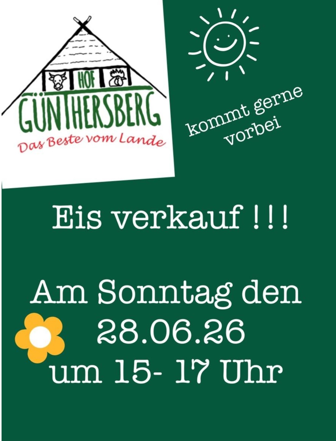 Eisverkauf in Hamberge am 28.06.2026